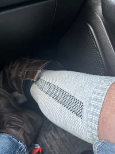Customer photo review of Men's Alpaca Socks