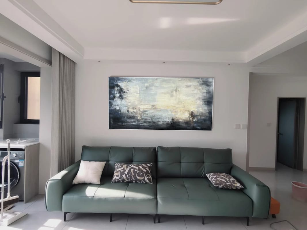 Customer photo review of Abstract Wall Art #AT018