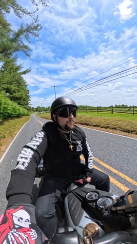 Customer photo review of SOA Smallest Lightest DOT Beanie Flat Black No Peak