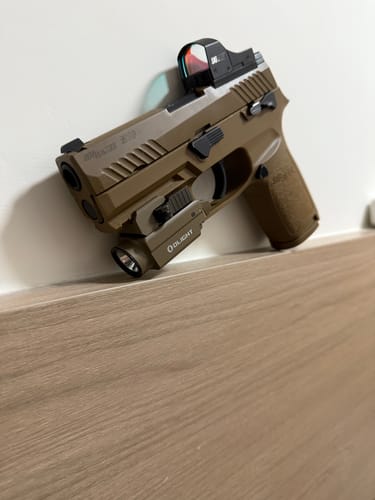 Customer photo review of Olight Baldr S Tactical Light & Green Laser