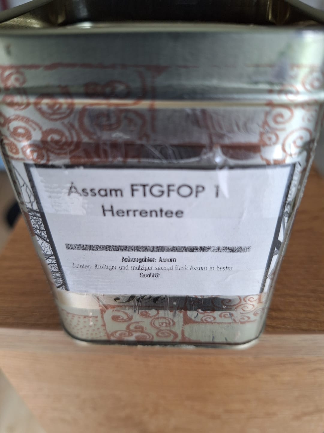 Customer photo review of Schwarzer Tee „Malty Assam Herrentee“