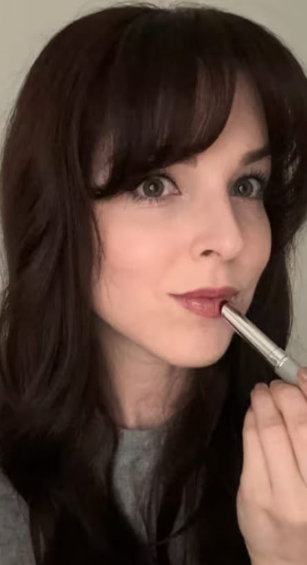 Customer photo review of HoneyNoir Honey Lipstick
