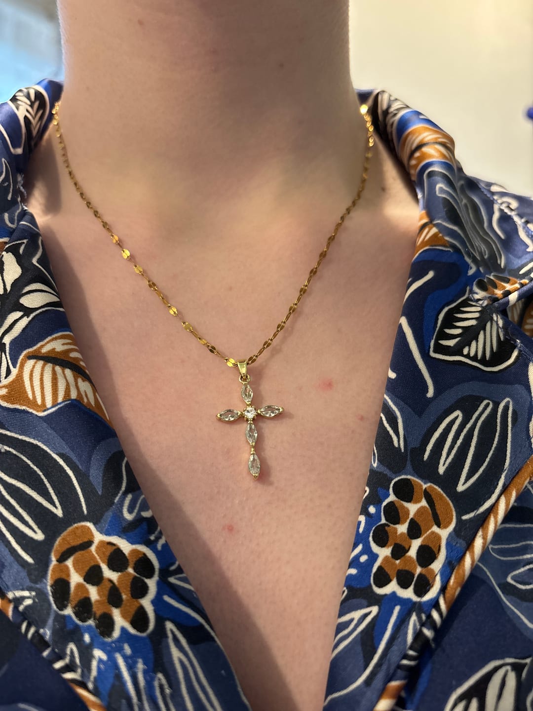 Customer photo review of Collier Chrétien Prière Femme