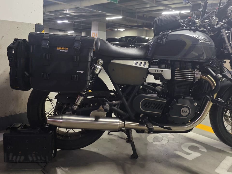 Customer photo review of Guard 20H Soft Panniers With Quick Release