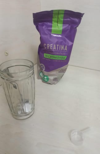 Customer photo review of Creatina 100% Pura (500g). Monohidratada e Micronizada 180 mícrons. Livre de Metais Pesados