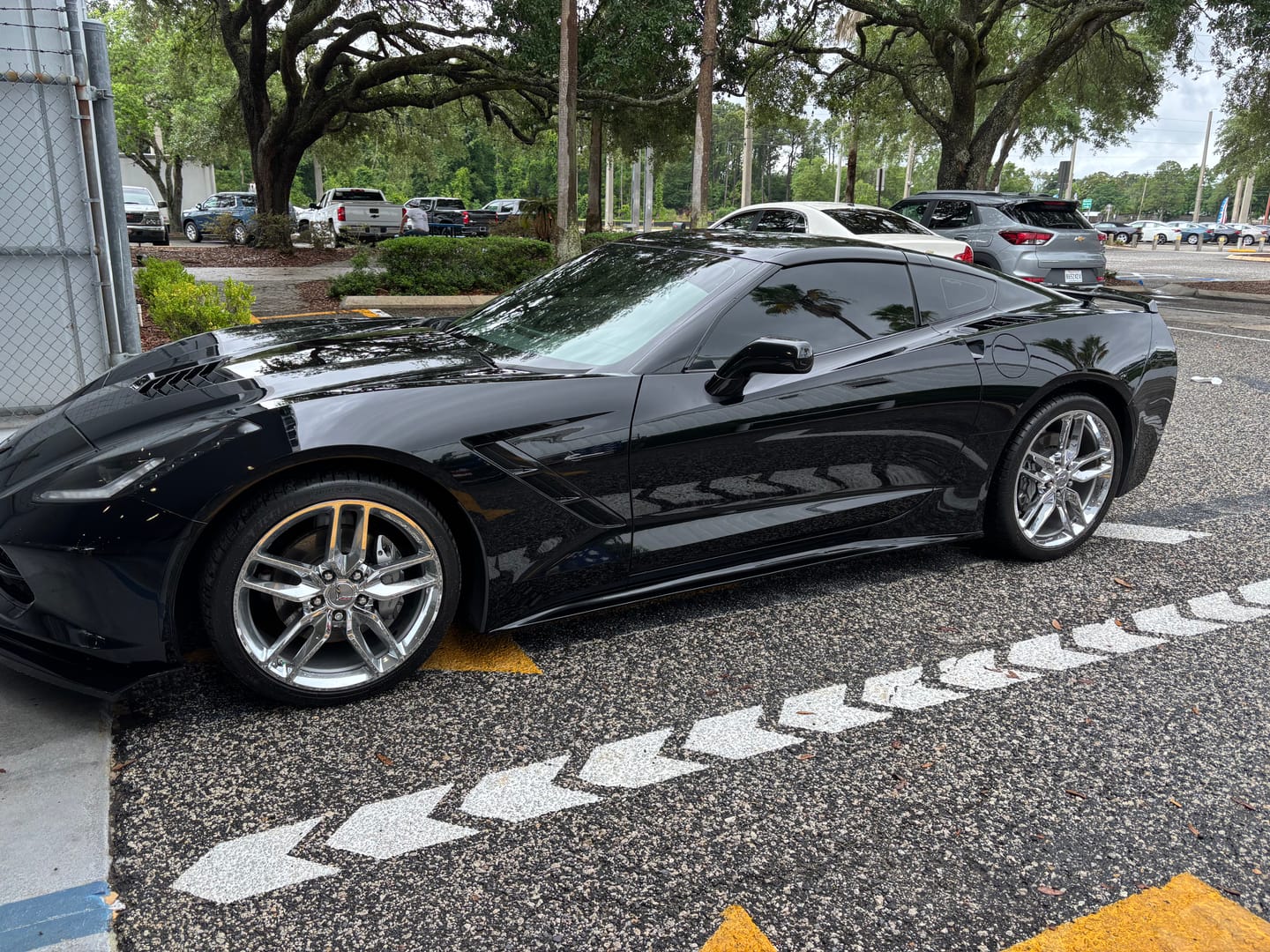 Customer photo review of Chevrolet Corvette C7 Stage 2 Front Splitter