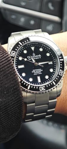 Customer photo review of Oceaneva Deep Marine Explorer II - Pro Diver Titanium Limited Edition 1250m