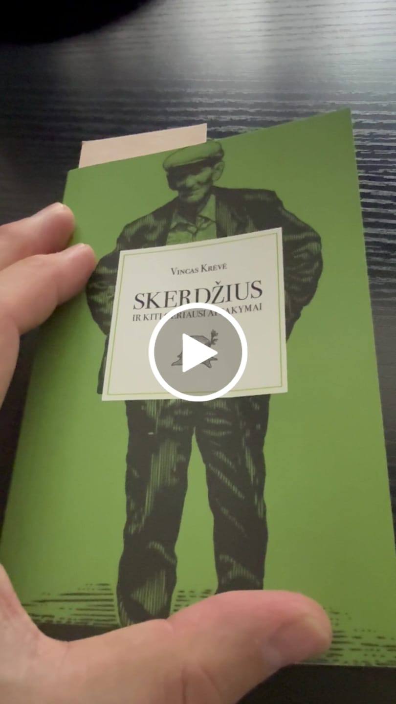 Customer video review of Skerdžius ir kiti geriausi apsakymai: nuoširdus kvietimas sugrįžti į gamtą