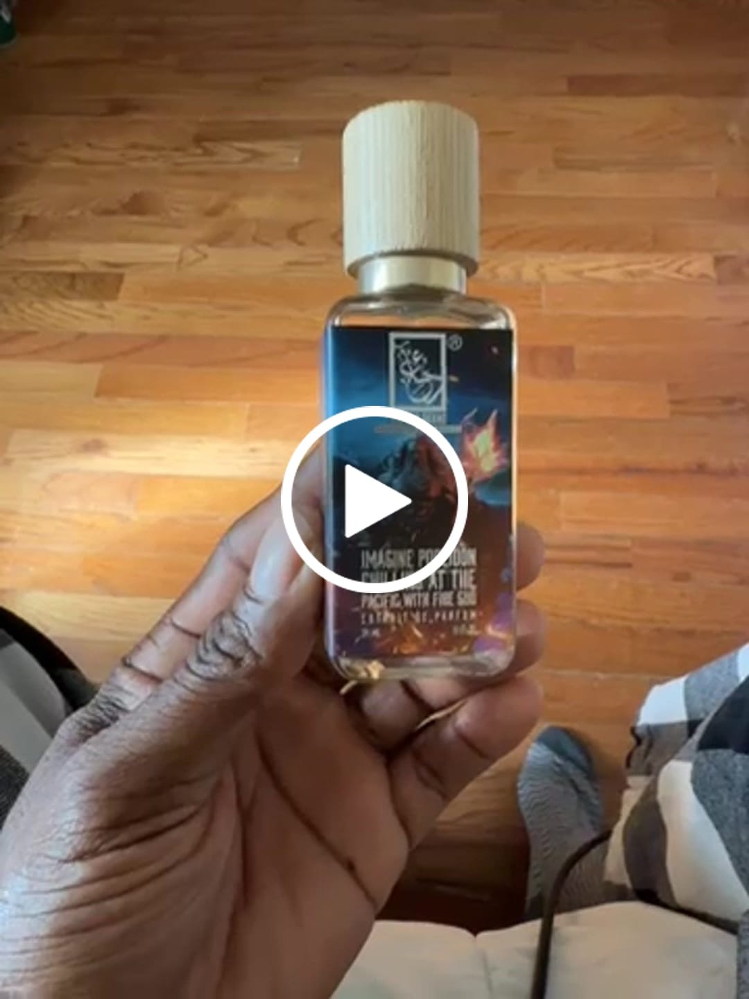 Customer video review of Imagine Poseidon Chilling At The Pacific With Fire God