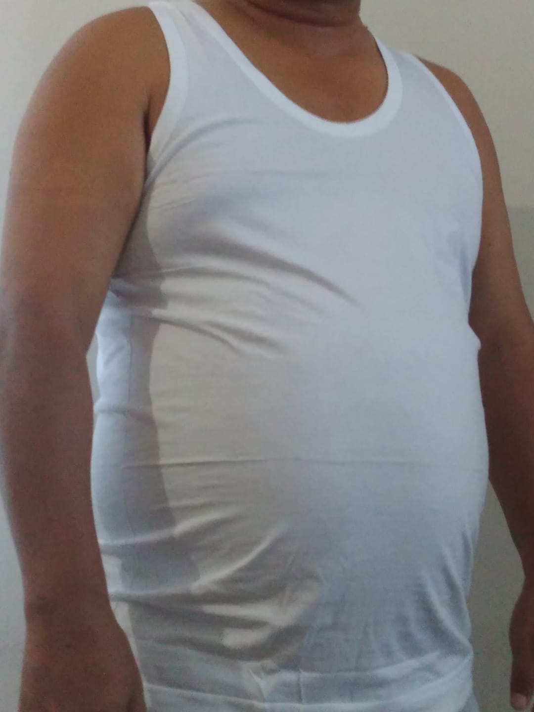 Customer photo review of Kings RN -  100% Cotton White Vest For Mens Combo (Pack of 2) | Uathayam
