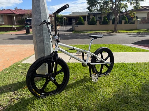 Customer photo review of Skyway Tuff II Cassette BMX Wheelset