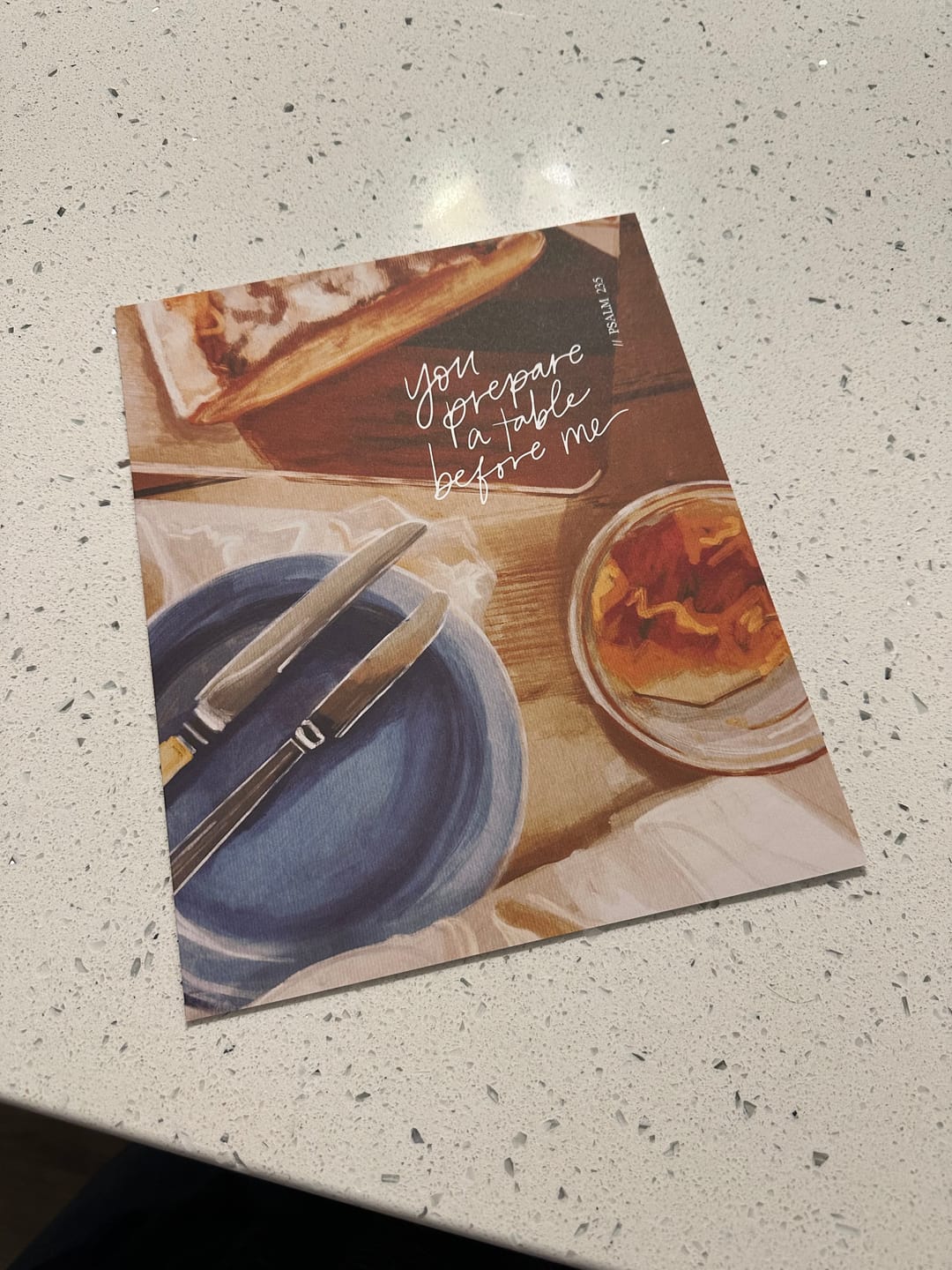 Customer photo review of Marian Bible Verse Print Set