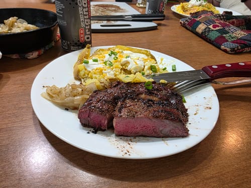 Customer photo review of USDA Choice Top Sirloin