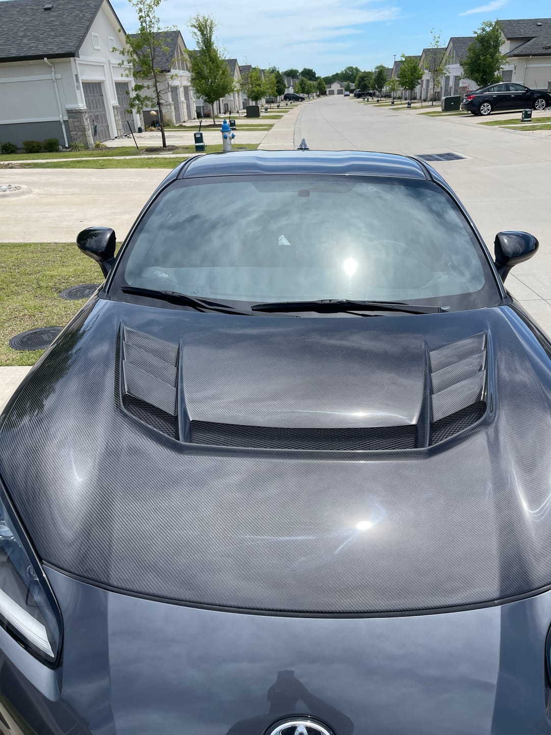 Customer photo review of 2022-Up GR86 BRZ Front Vented Bumper Hood