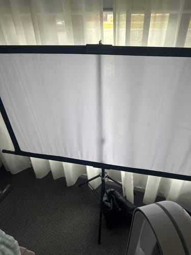 Customer photo review of MovieHub™ Wireless Projector