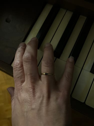 Customer photo review of Dawn Ring - Gold Vermeil
