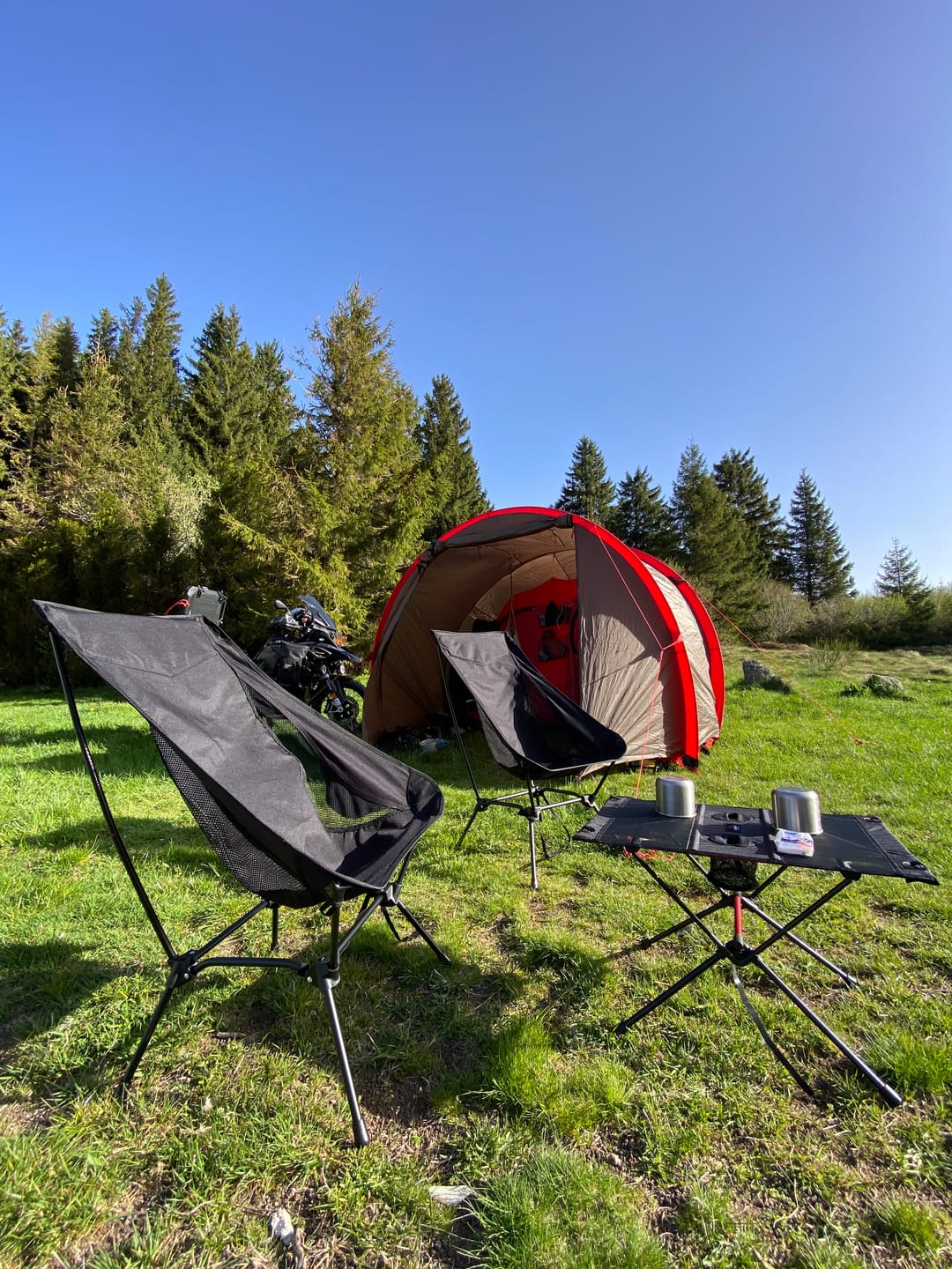 Customer photo review of MotoTent Awning Kit