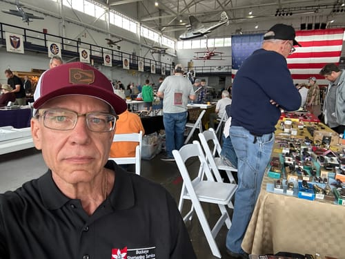 Customer photo review of OH State Flag Leather Patch Hat