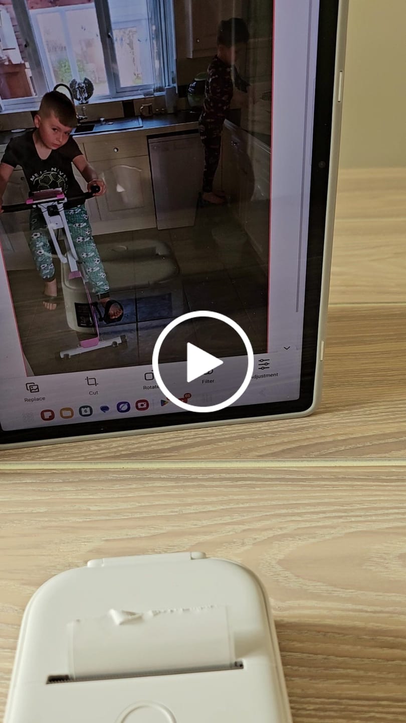 Customer video review of thermal paper - white