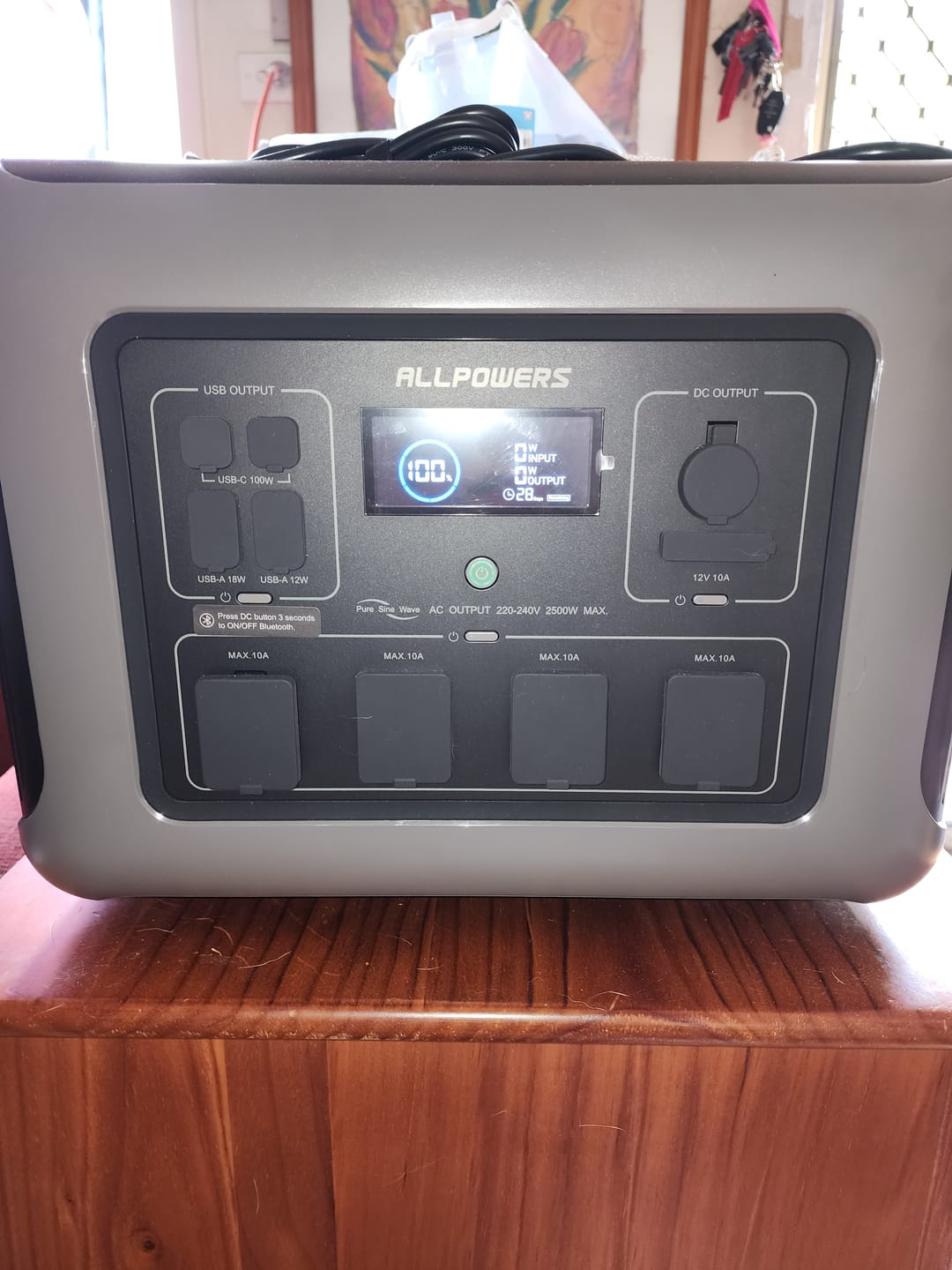 Customer photo review of ALLPOWERS R2500 Portable Home Backup Power Station 2500W 2016Wh