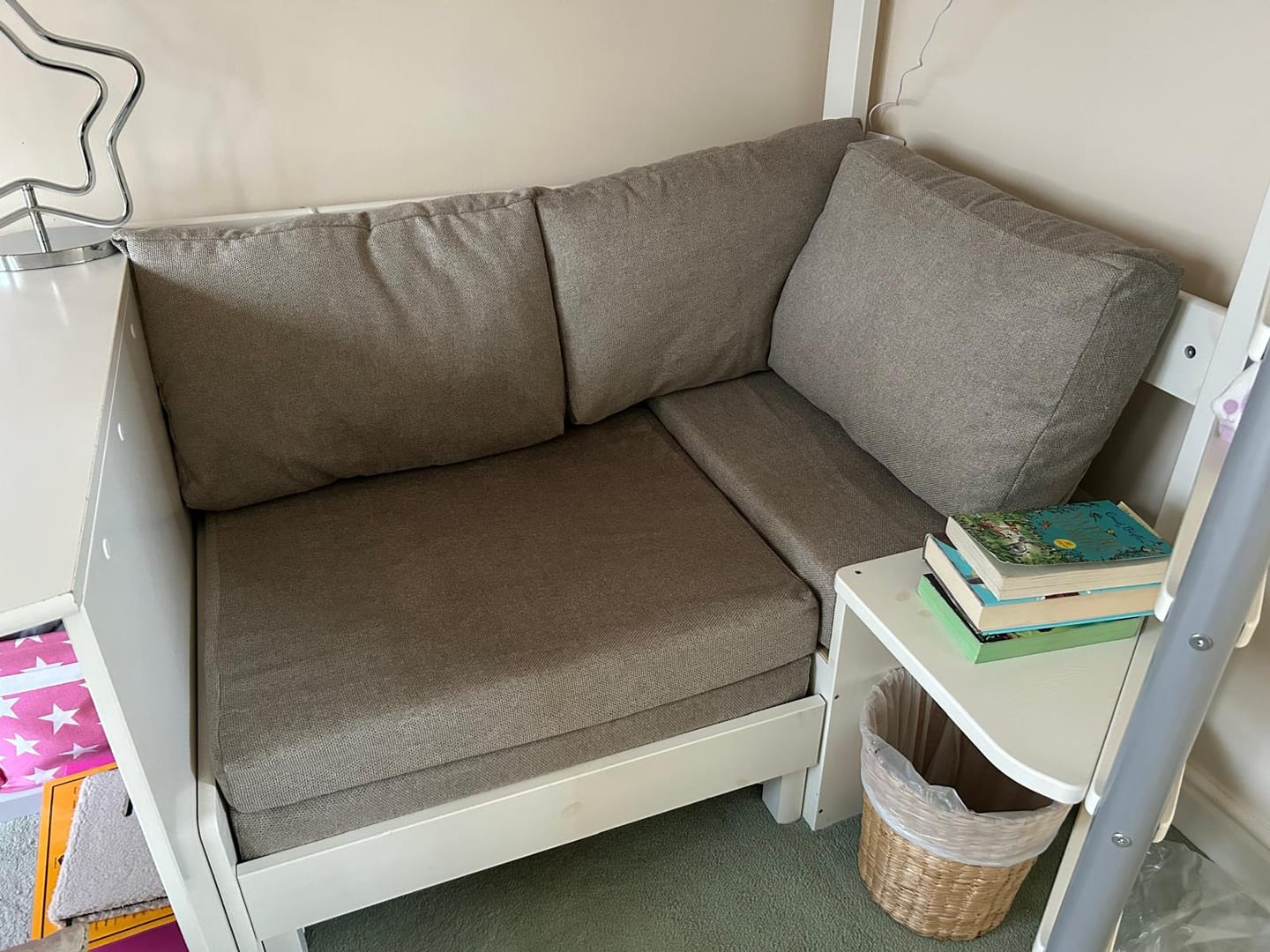 Customer photo review of Plain Chenille Upholstery Fabric