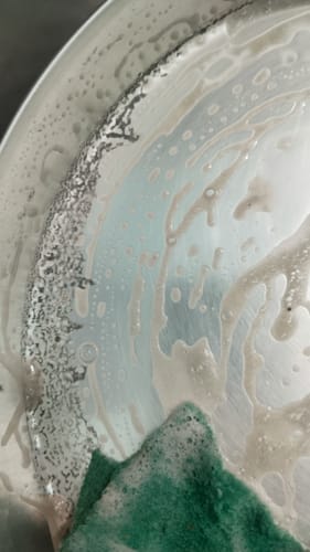 Customer photo review of Nature Powered Dishwash Liquid - 500 ML