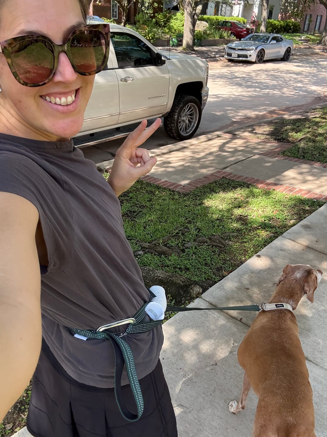 Customer photo review of Quick-Control Dog Leash