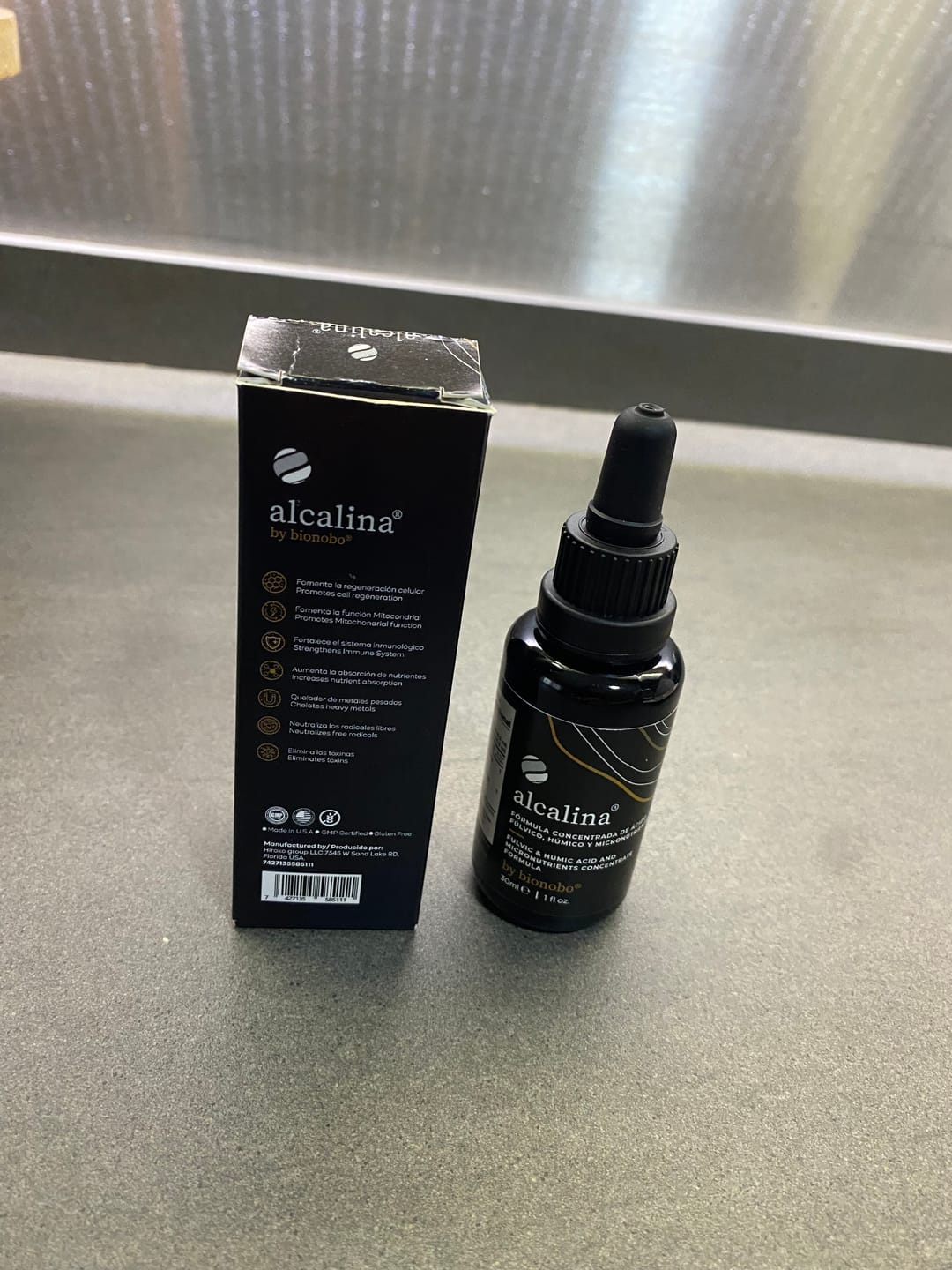 Customer photo review of alcalina® biominerales de ácido fúlvico