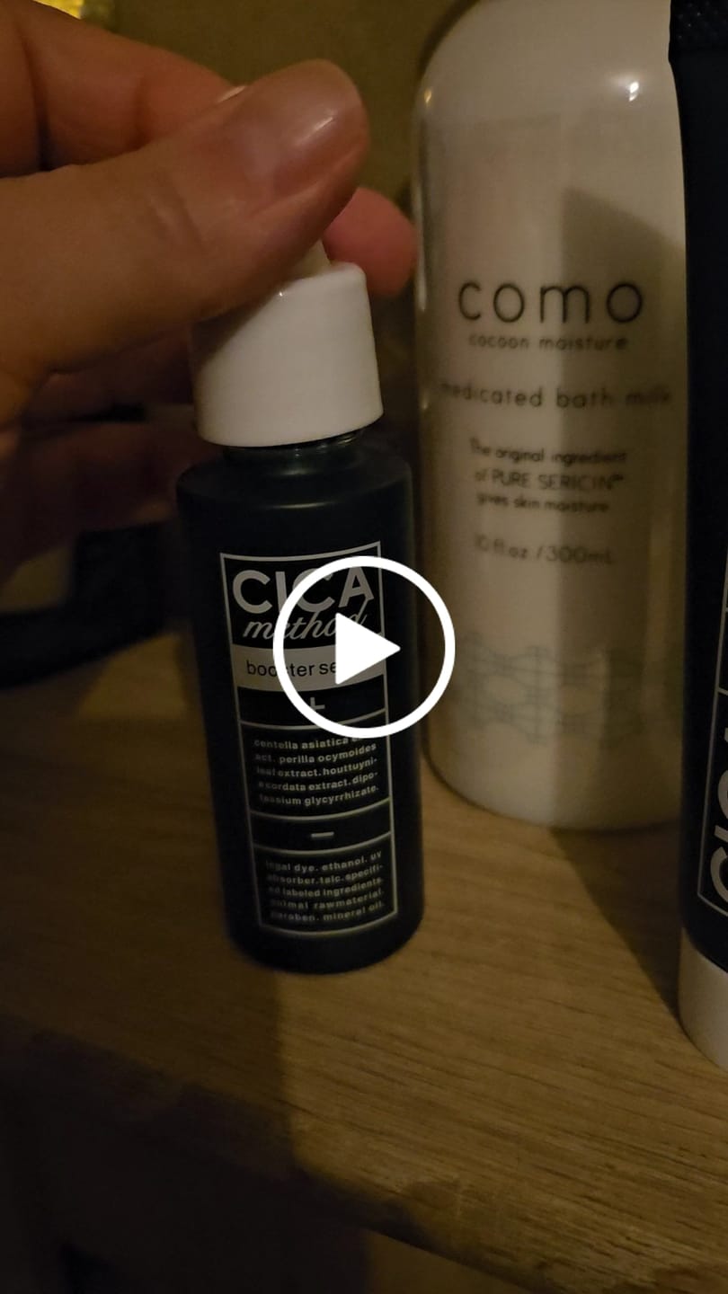 Customer video review of Cica Method Booster Serum