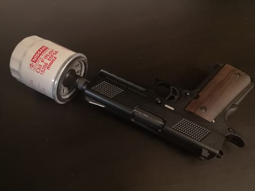 Customer photo review of RJ Creations Oil Filter Mock Suppressor (14mm CCW)