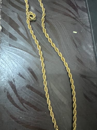 Customer photo review of Rope Chain | 6 MM
