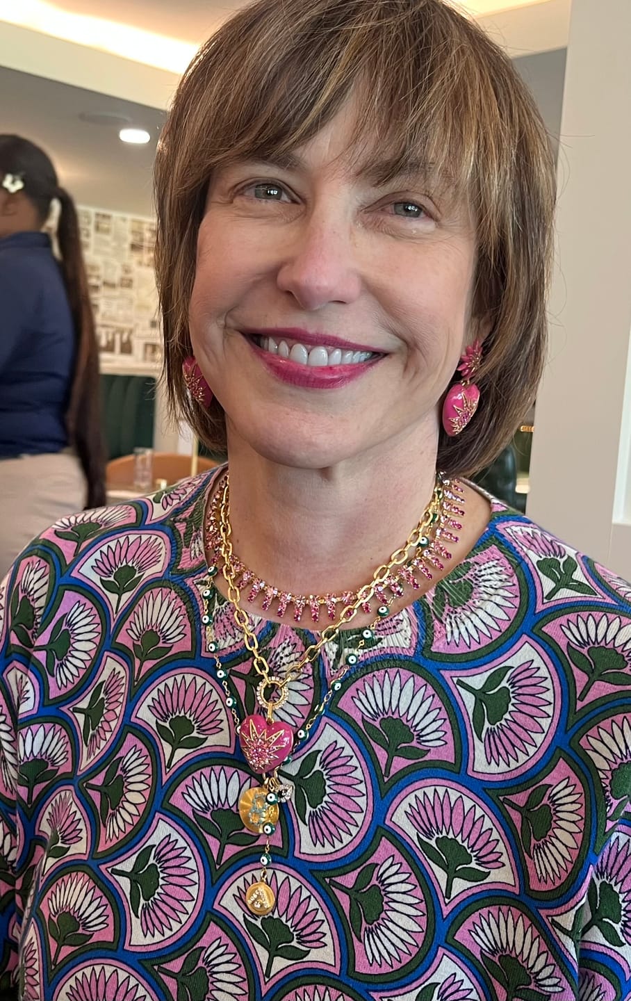 Customer photo review of Galia Necklace
