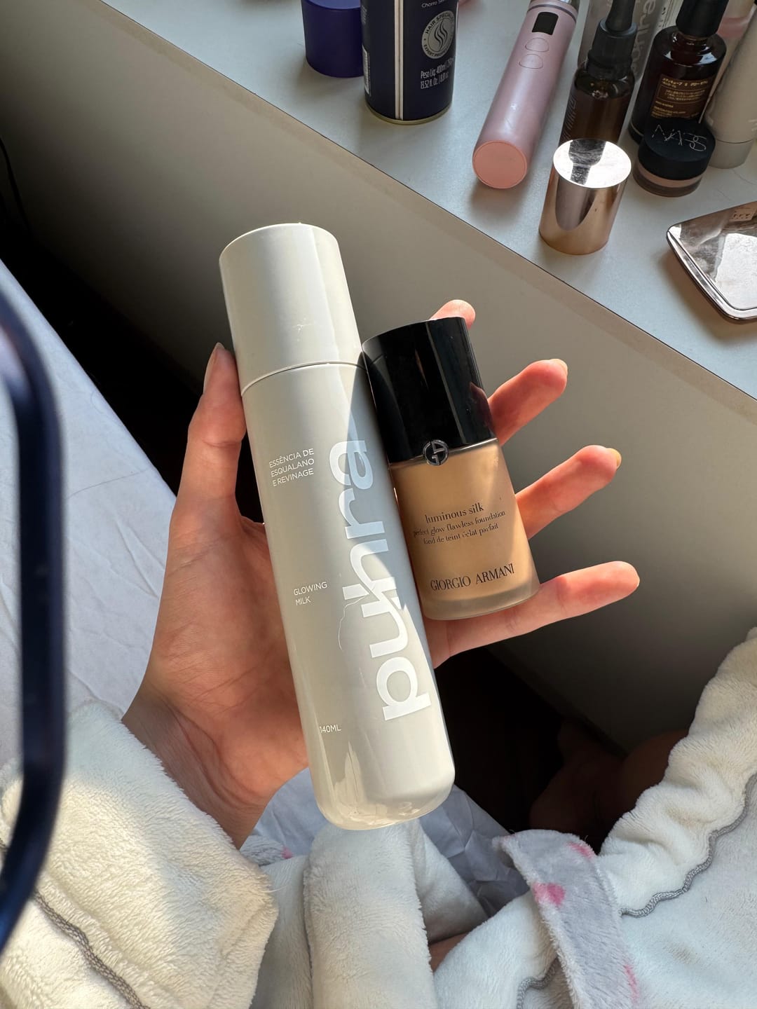 Customer photo review of GLOWING MILK
