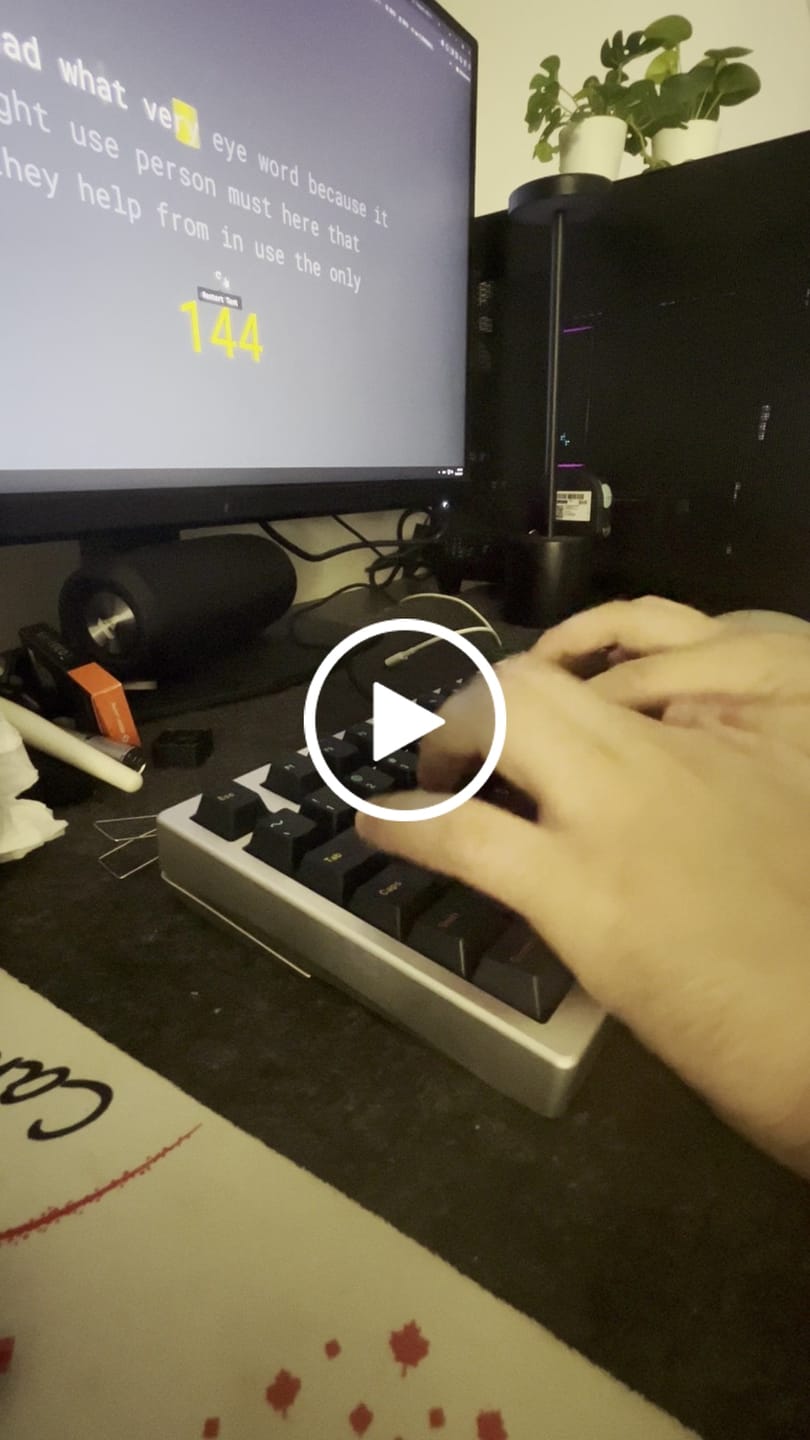 Customer video review of KEYGEEK X MZ Y3 LINEAR SWITCH FACTORY LUBED (10PCS)