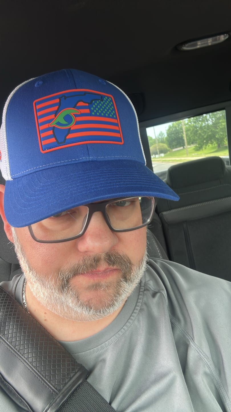 Customer photo review of Richardson 110 Core Blue Florida Performance Fitted Hat