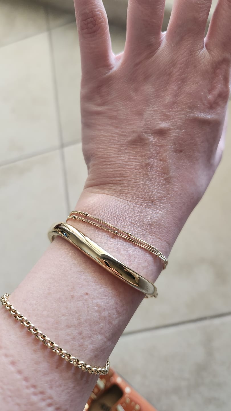 Customer photo review of Wave Bangle
