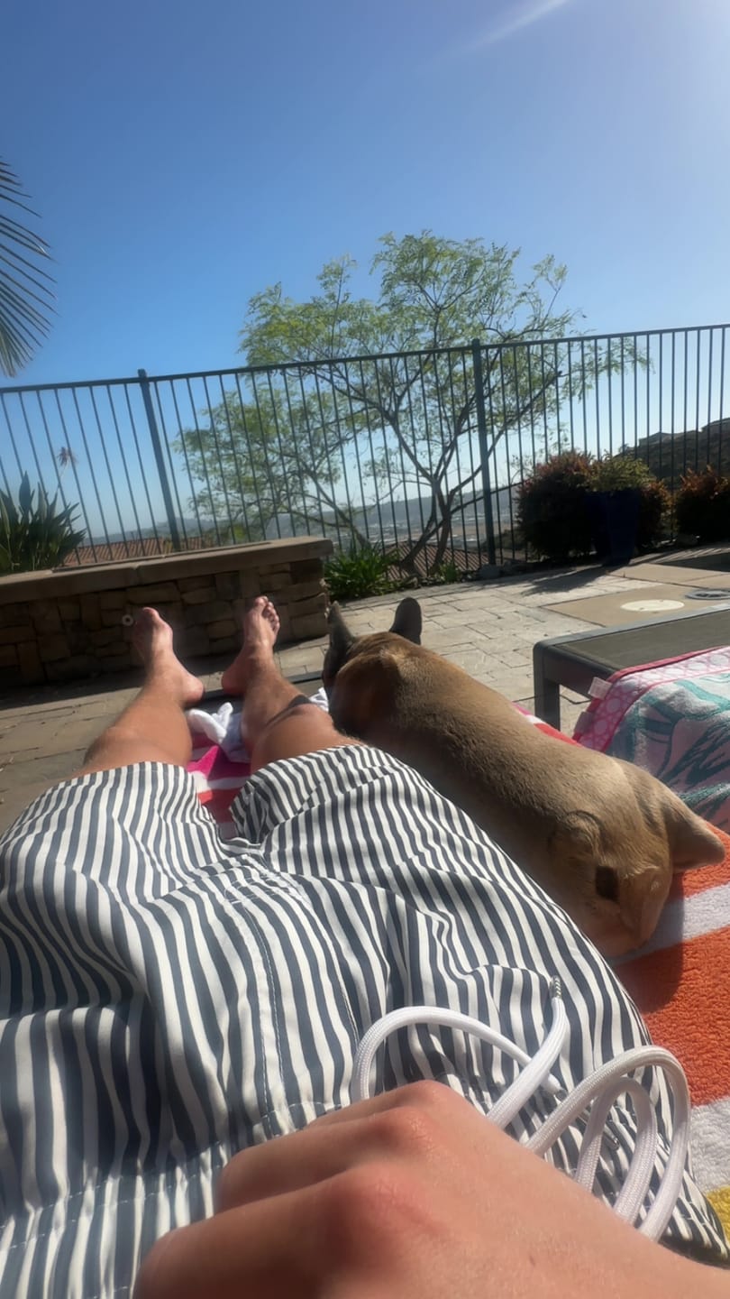 Customer photo review of 1056 - Striped Swim Shorts