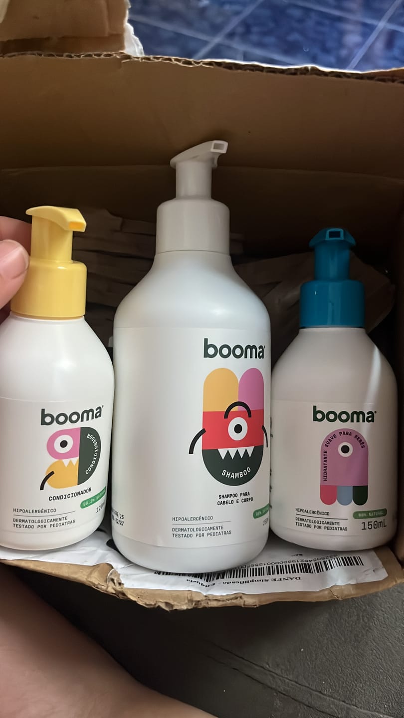 Customer photo review of Kit Rotina Banho