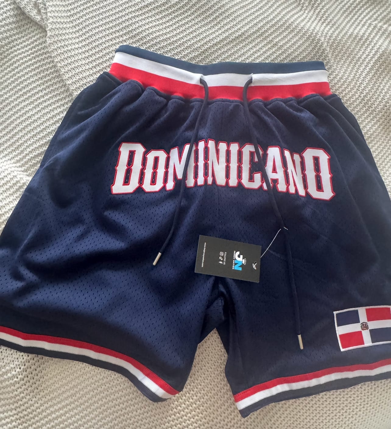 Customer photo review of Dominican Republic Basketball Shorts