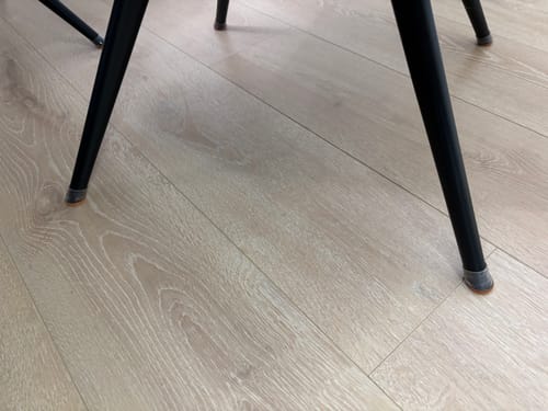 Customer photo review of Groovy Flex Silicone Felt Chair Leg Protectors | Stretchy Edition