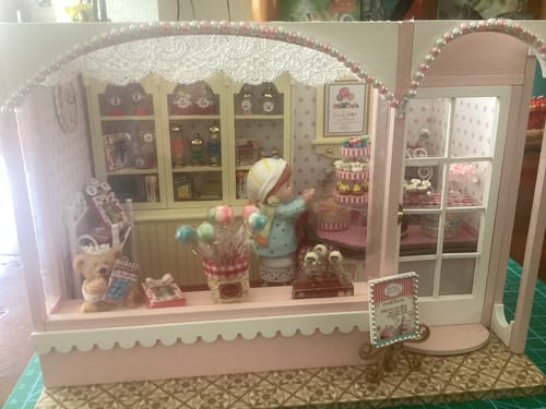 Customer photo review of The Sweet House DIY Wooden Dollhouse Kit