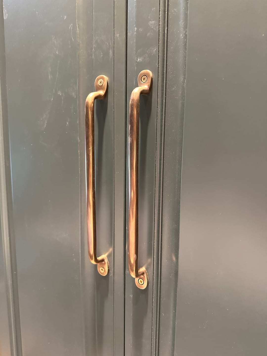 Customer photo review of Serene Cabinet Pulls - Antique Brass