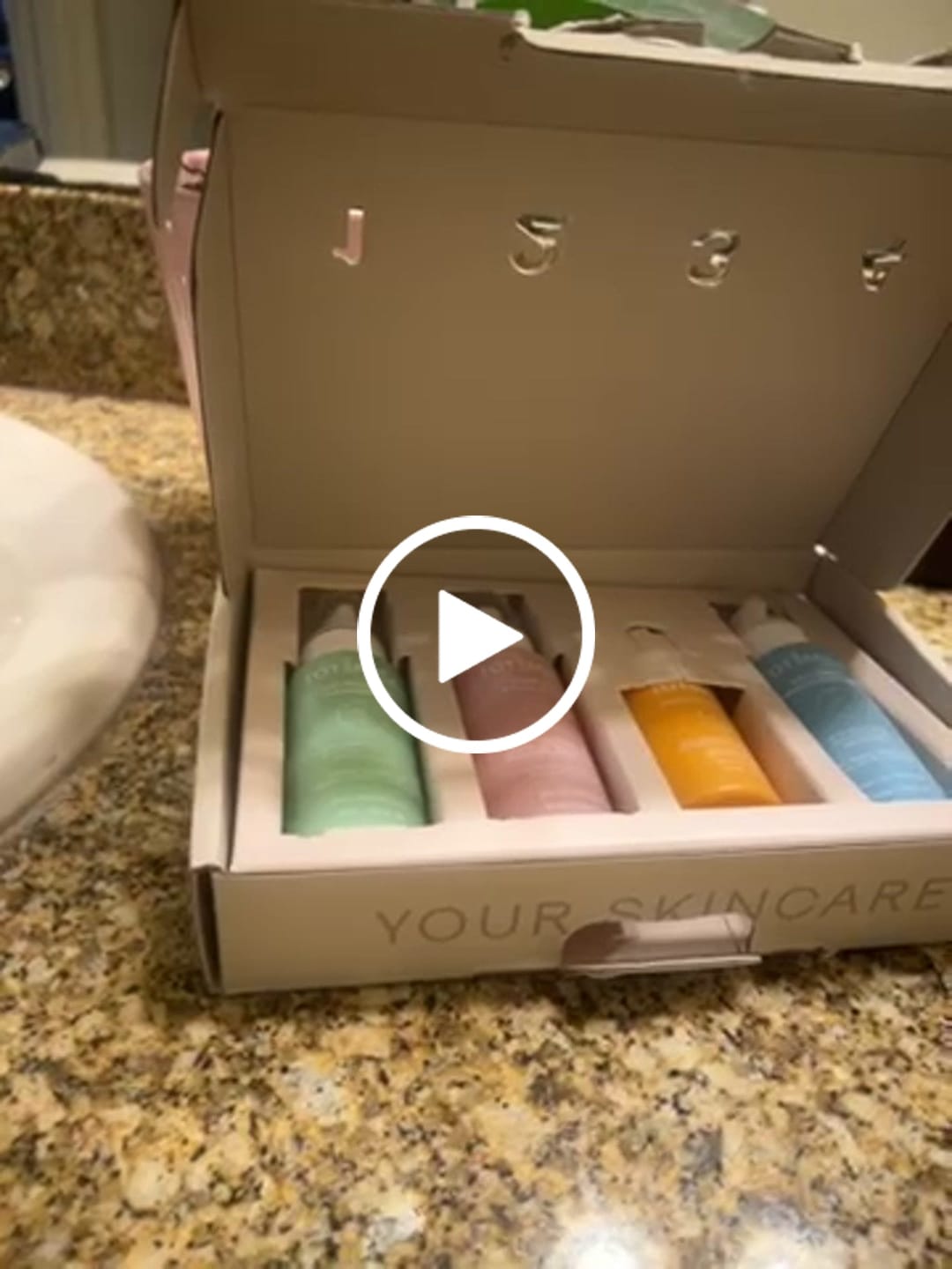 Customer video review of PR BOX Skin Care