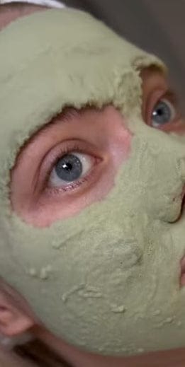 Customer photo review of Holy Basil Bubble Mask