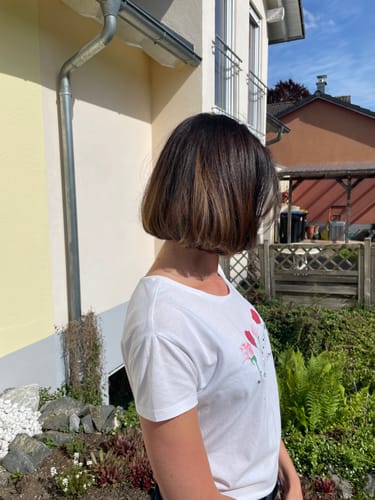 Customer photo review of 8% Apple-Wonder Haarseife (Haarglanz & fluffig-weiches Haar)