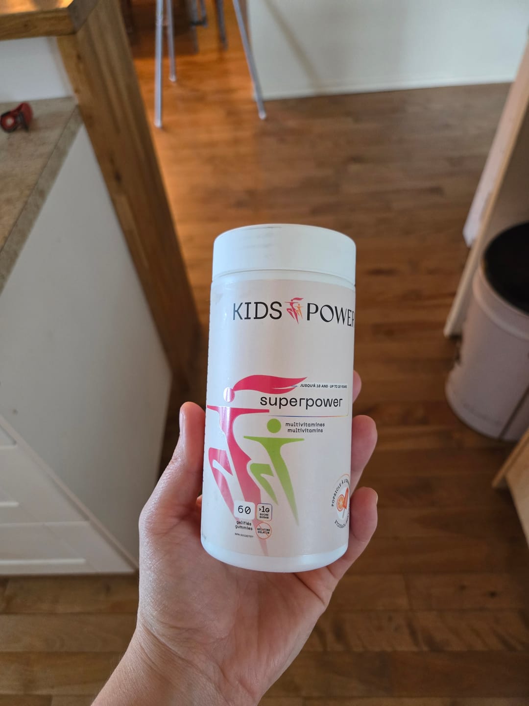 Customer photo review of Kids Power - Superpower Multivitamins 150g