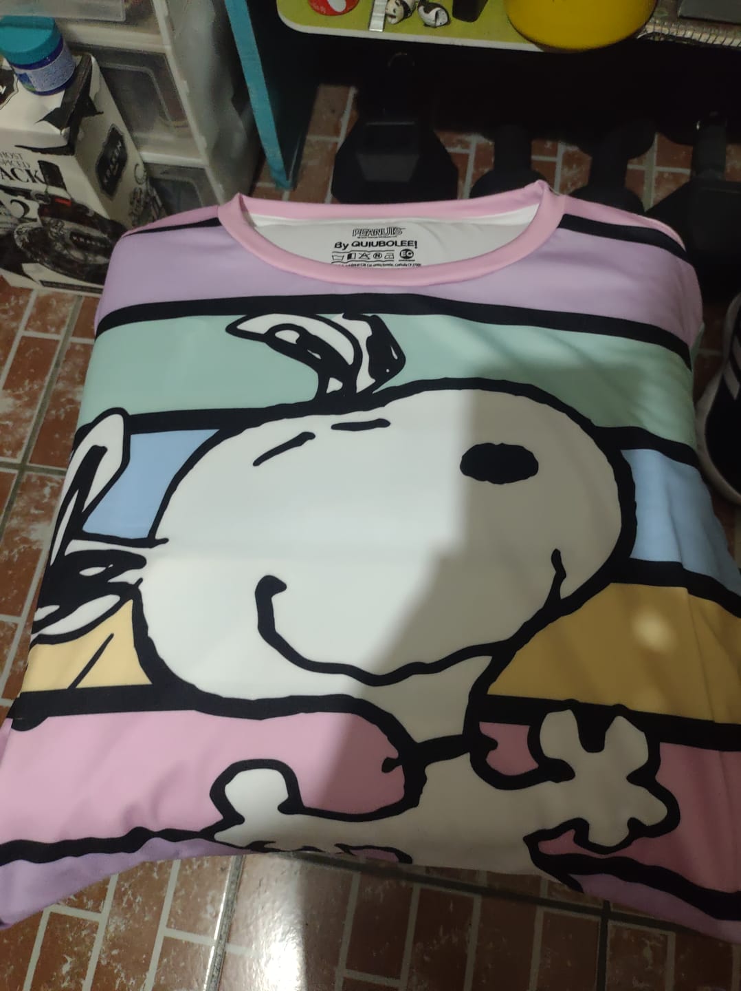 Customer photo review of Playera Snoopy Super Colors