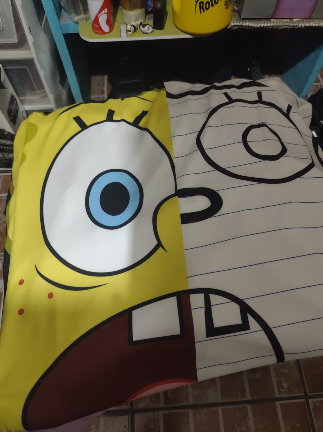 Customer photo review of Playera Pijama Bob Esponja Trazo