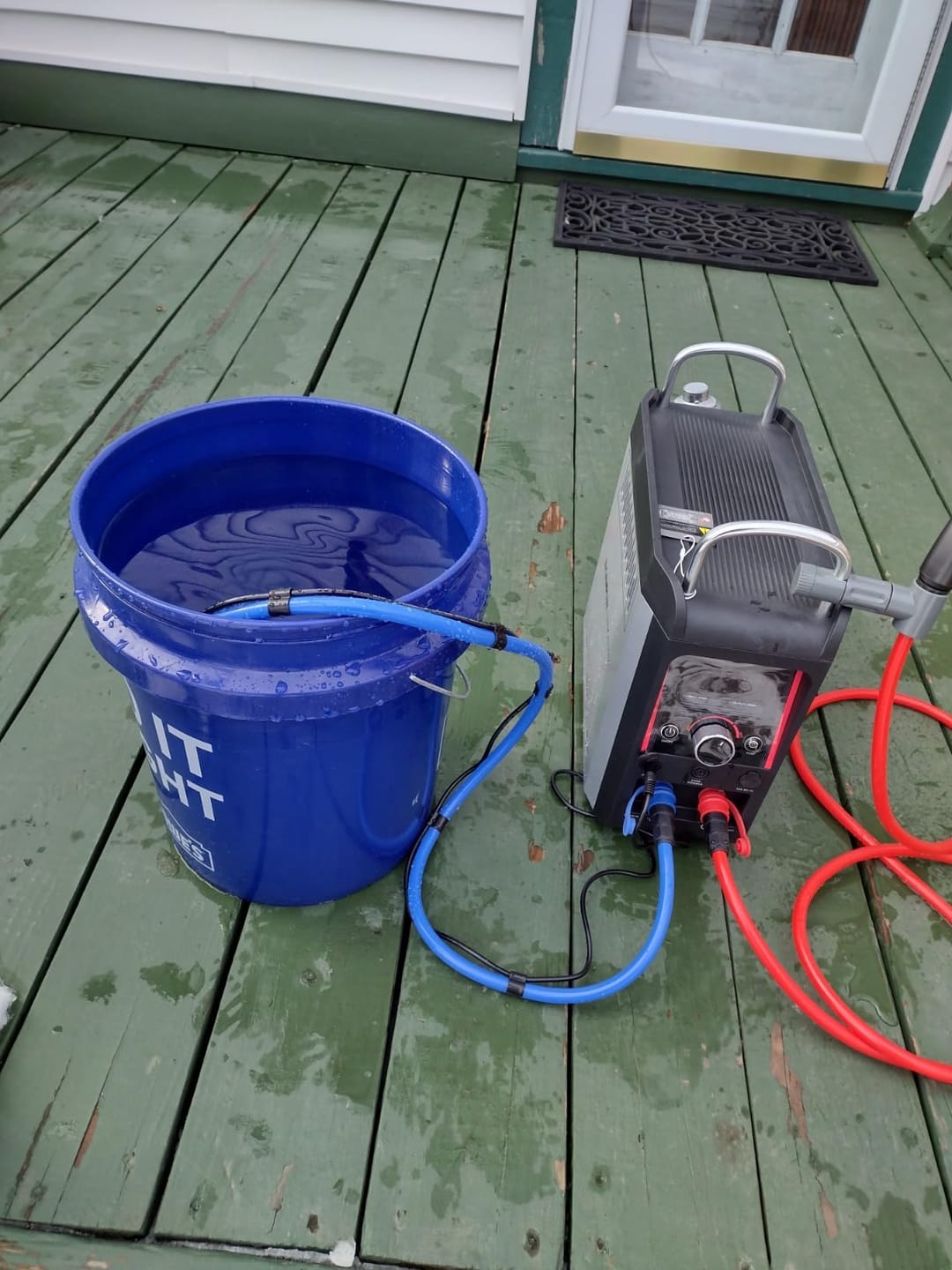 Customer photo review of Camplux Nano 3 Pro Portable Propane Water Heater