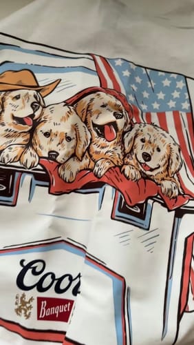 Customer photo review of Dog Beers 4th Of July T-Shirt/Sweatshirt/Hoodie